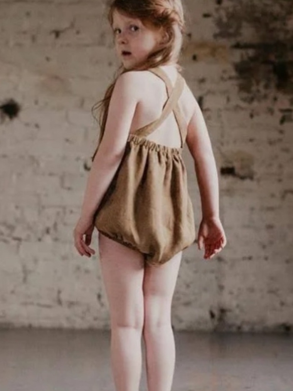 The Simple Folk | Linen Overall
Romper - Oatmeal-8/9y/NWT